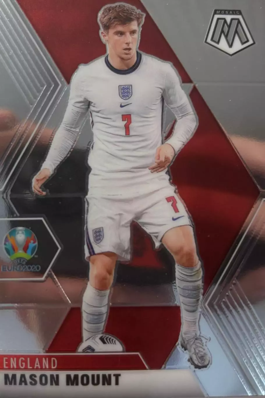 Футбол. Карточка Mason Mount/Мейсон Маунт Англия, Челси Euro/Евро 2020 Panini