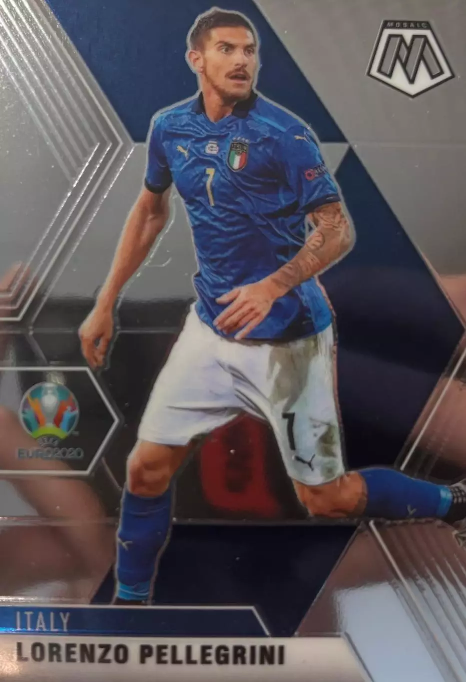 Футбол. Карточка Лоренцо Пеллегрини Италия, Рома, Сассуоло Euro/Евро 2020 Panini