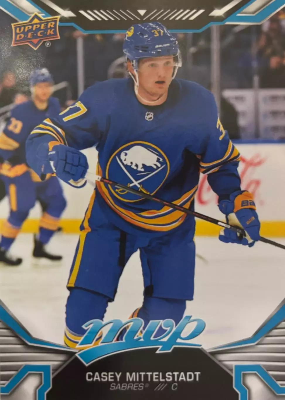 Карточка Casey Mittelstadt/Кейси Миттельштадт Buffalo Sabres/Баффало НХЛ/NHL