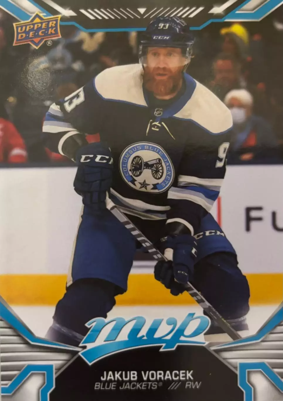 Карточка Jakub Voracek/Якуб Ворачек Columbus Blue Jackets-Коламбус, Лев НХЛ/NHL