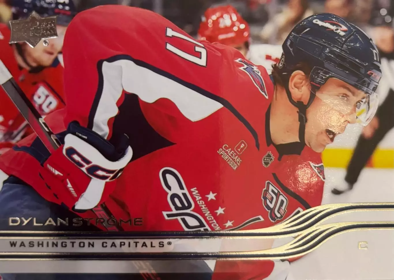 Карточка D. Strome-Дилан Строум Washington Capitals - Вашингтон Кэпиталз НХЛ/NHL