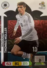 Футбол. Карточка Томас Мюллер Германия, Бавария Мюнхен Euro/Евро 2012 Panini