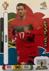 Футбол. Карточка Nani/Нани Португалия, Манчестер Юнайтед Euro/Евро 2012 PANINI
