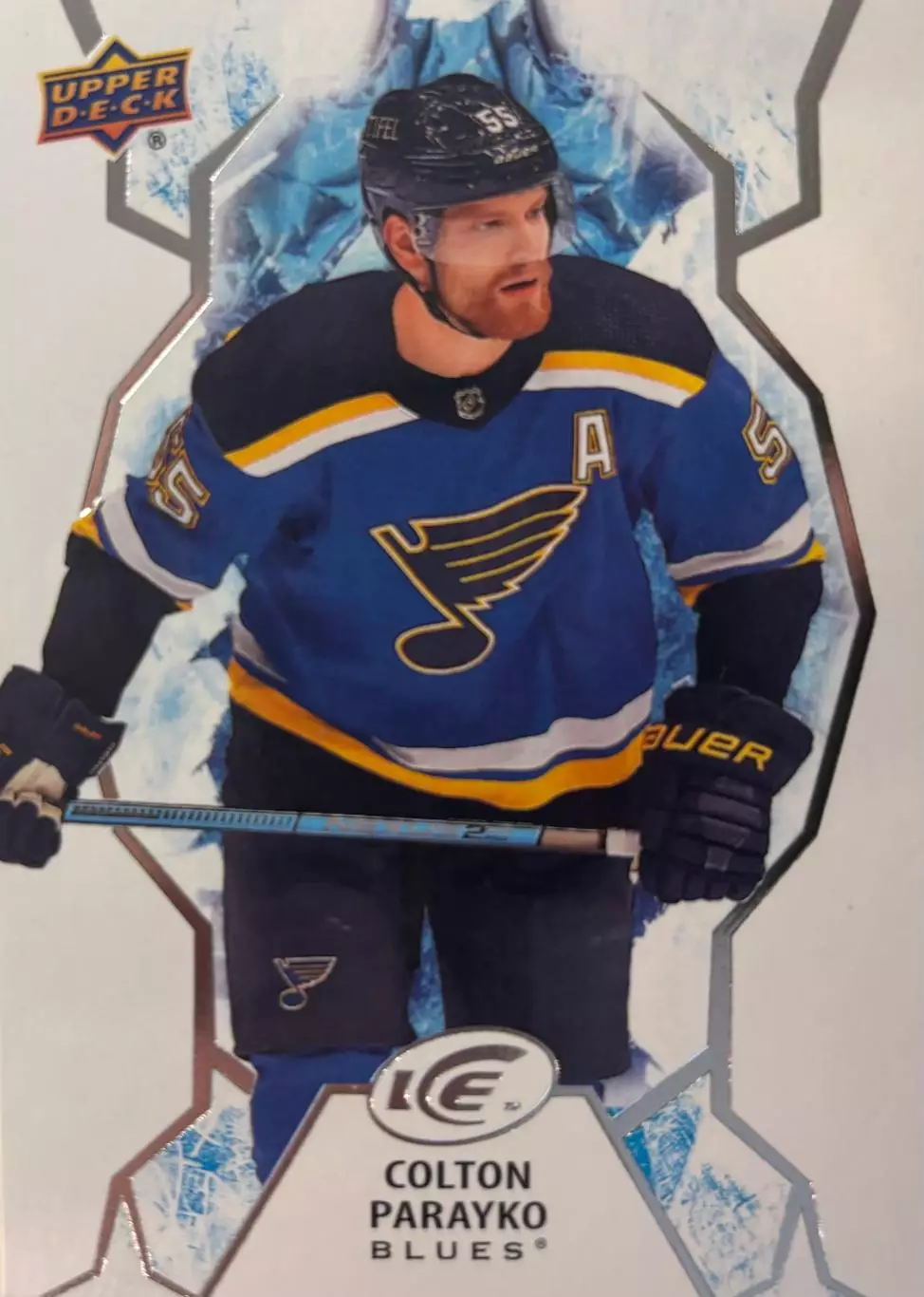 Хоккей. Карточка Colton Parayko-Колтон Парайко St. Louis Blues/Сент-Луис НХЛ/NHL