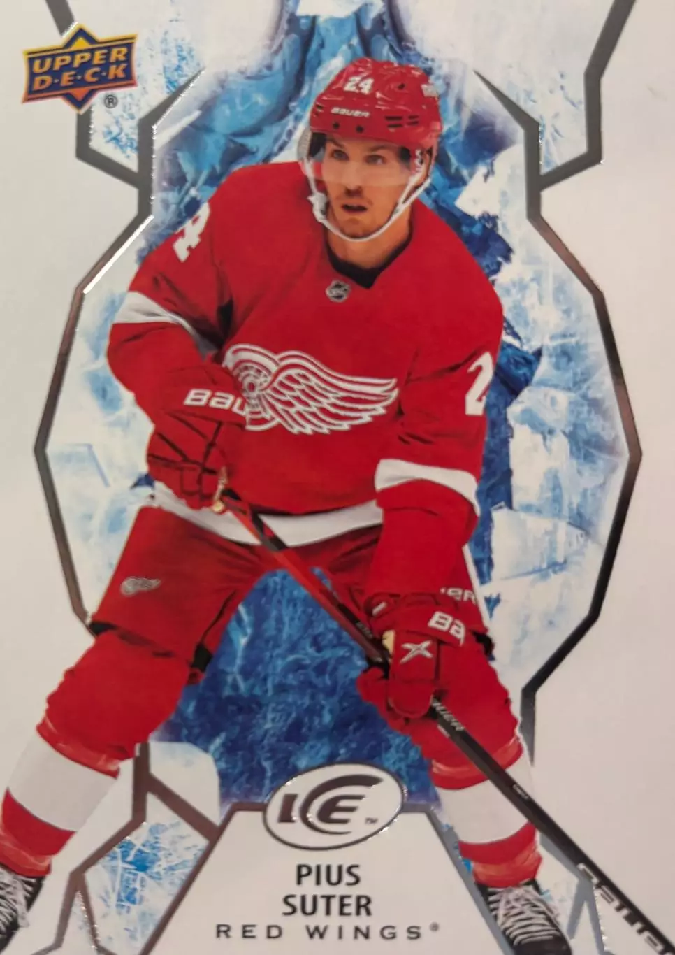 Карточка Pius Suter - Пиус Сутер Detroit Red Wings - Детройт Ред Уингз НХЛ/NHL