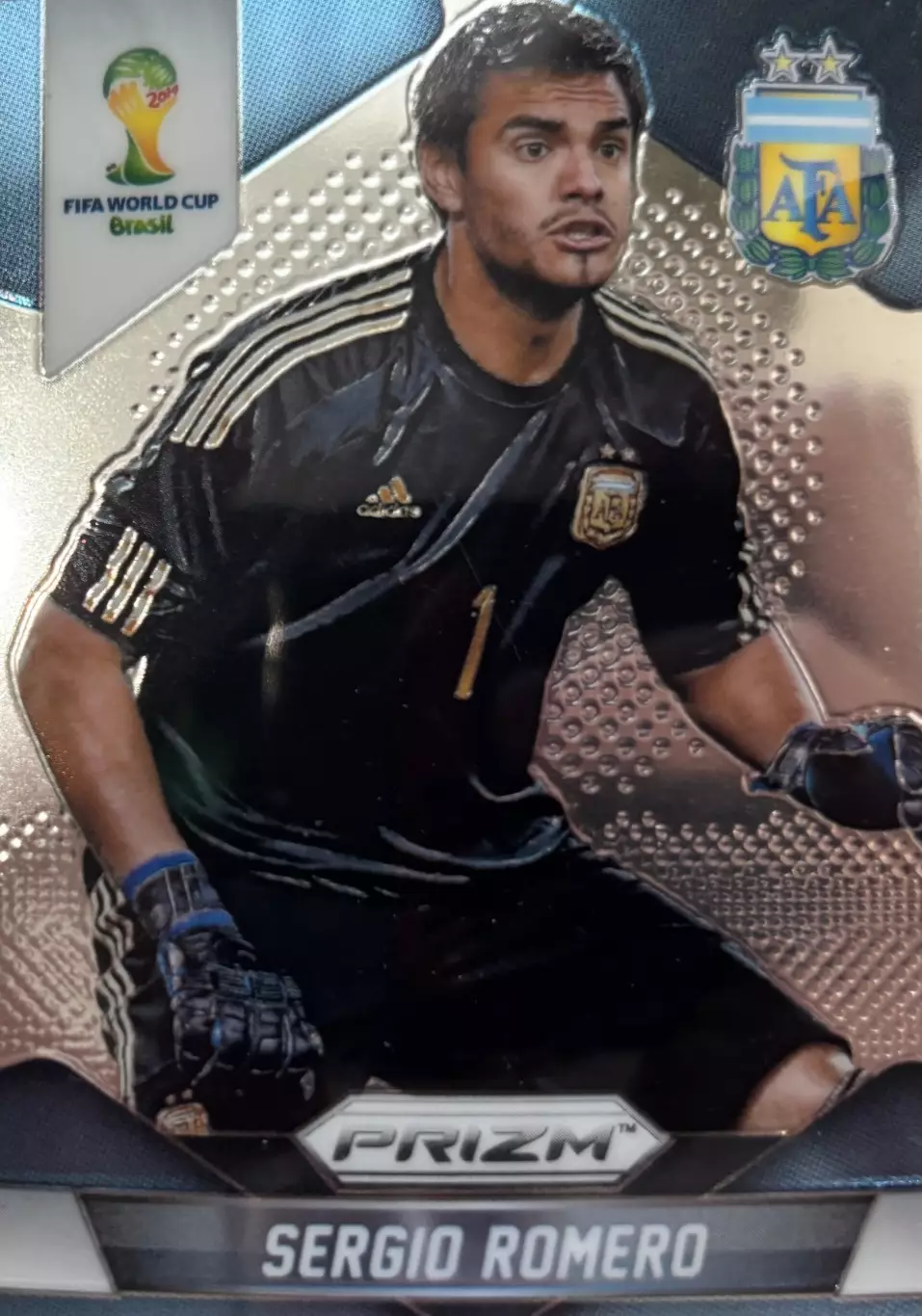 Футбол Карточка Sergio Romero/Серхио Ромеро Аргентина Чемпионат Мира 2014 Panini