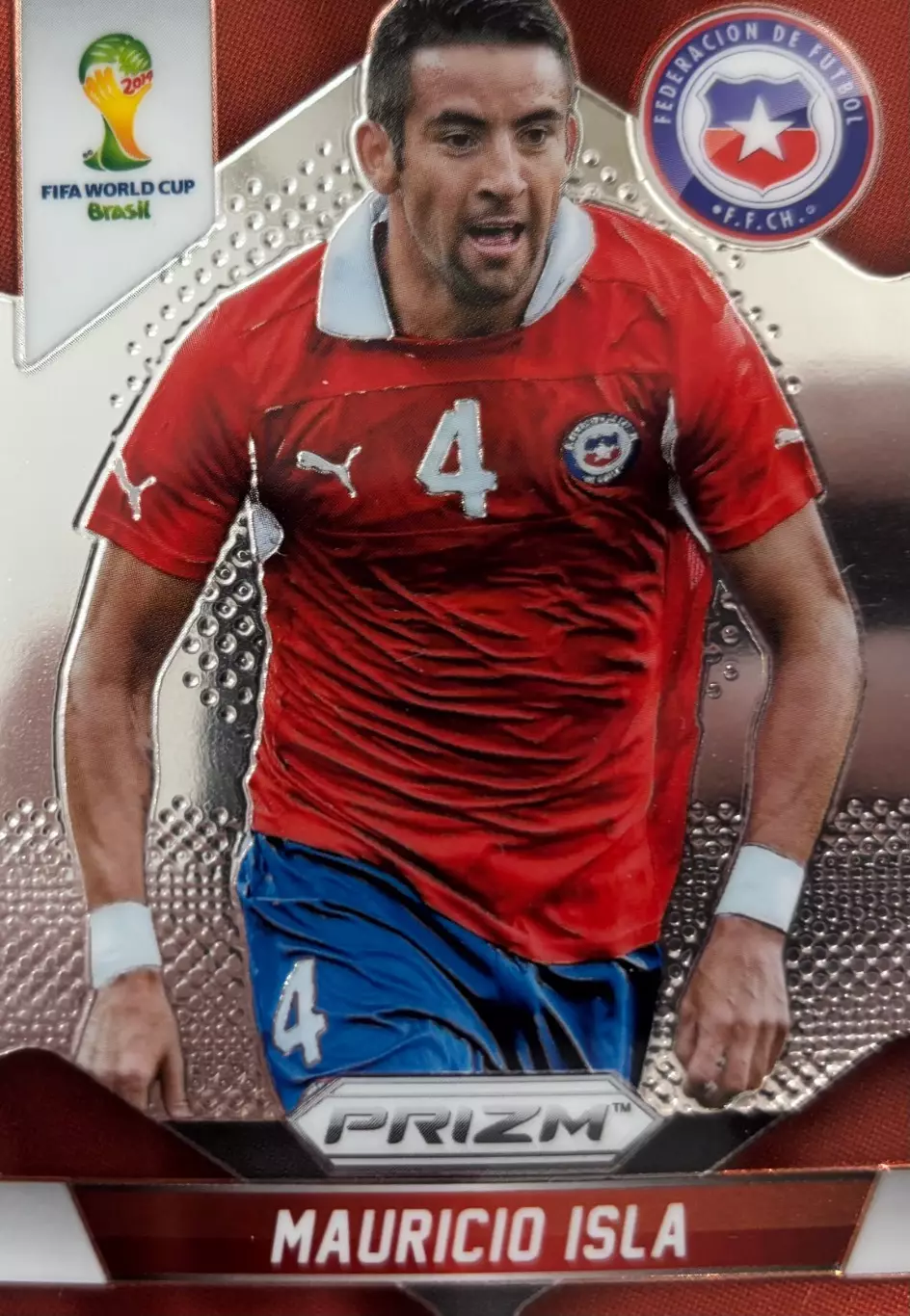 Футбол. Карточка Mauricio Isla/Маурисио Исла Чили Чемпионат Мира 2014 Panini