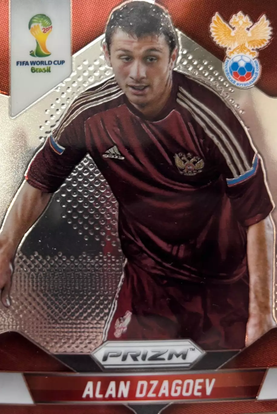 Футбол. Карточка Алан Дзагоев Россия, ЦСКА Москва Чемпионат Мира 2014 PANINI
