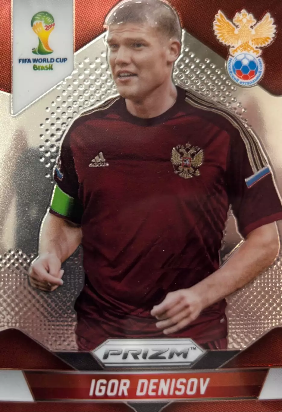 Карточка Игорь Денисов Россия, Зенит, Локомотив, Динамо Чемпионат Мира 2014