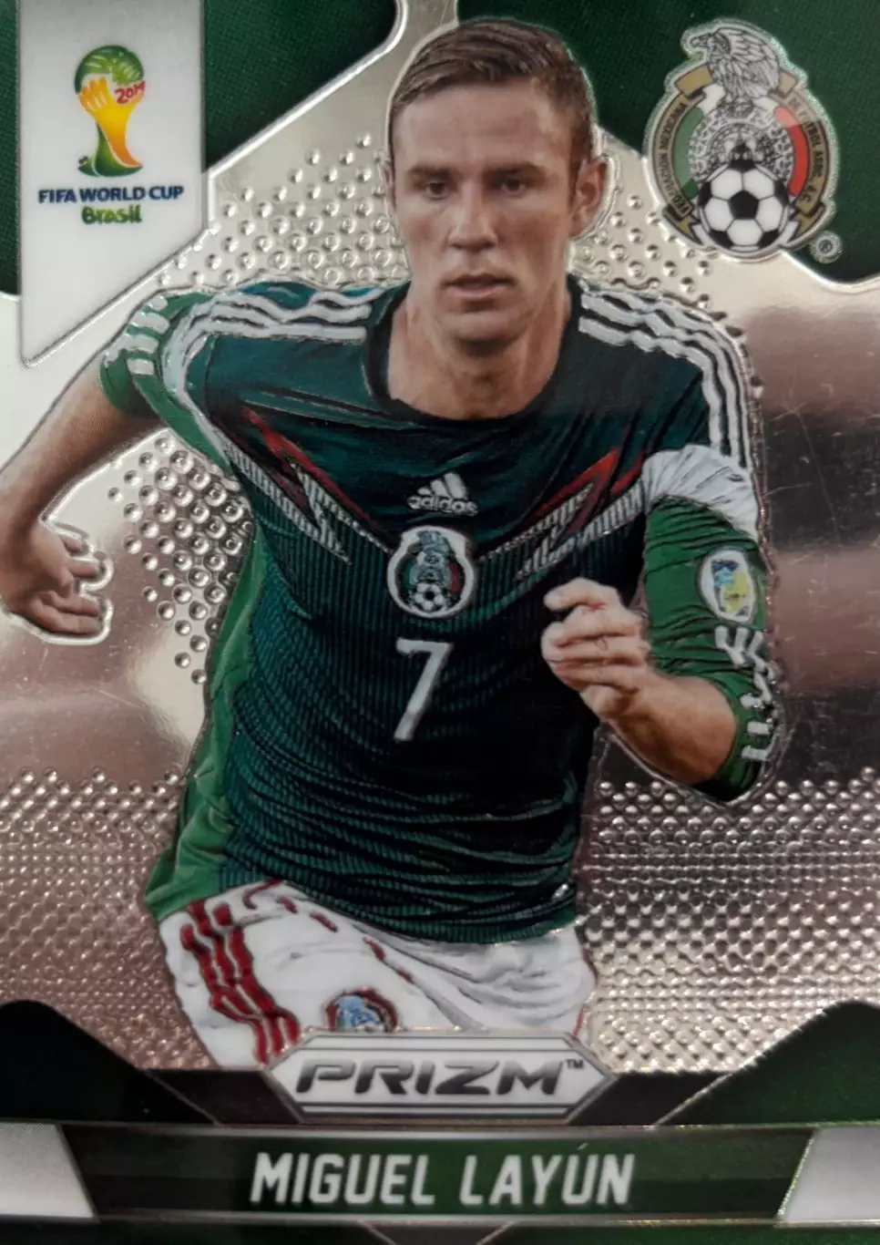 Футбол. Карточка Miguel Layun/Мигель Лайюн Мексика Чемпионат Мира 2014 Panini