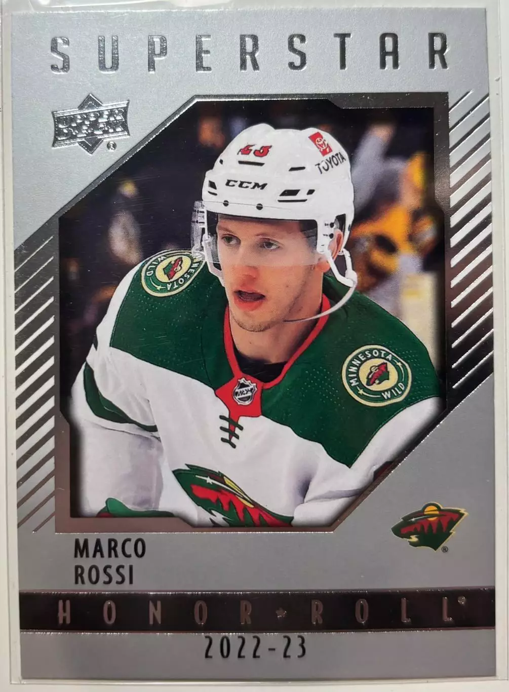 Хоккей. Карточка Marco Rossi-Марко Росси Minnesota Wild-Миннесота Уайлд НХЛ/NHL