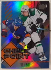 Хоккей. Карточка Esa Lindell - Эса Линделль Dallas Stars - Даллас Старз НХЛ/NHL