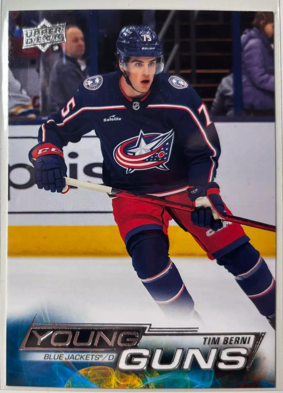 Хоккей. Карточка Tim Berni - Тим Берни Columbus Blue Jackets - Коламбус НХЛ/NHL