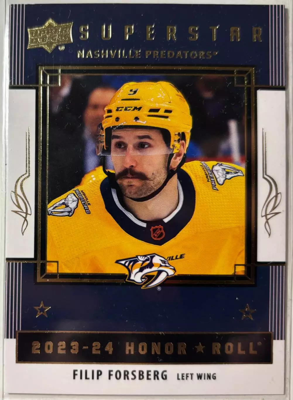Карточка Filip Forsberg - Филип Форсберг Nashville Predators - Нэшвилл НХЛ NHL