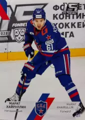 Хоккей Карточка Марат Хайруллин СКА Санкт-Петербург КХЛ/KHL сезон 2022/23 SeReal