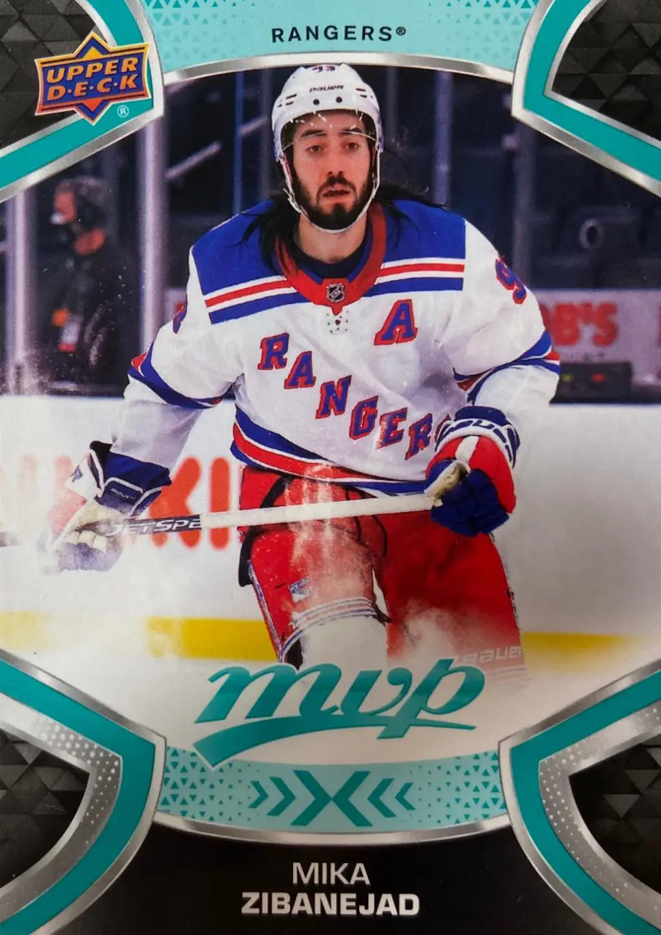 Хоккей Карточка Mika Zibanejad/Мика Зибанежад New York Rangers/Рейнджерс НХЛ/NHL