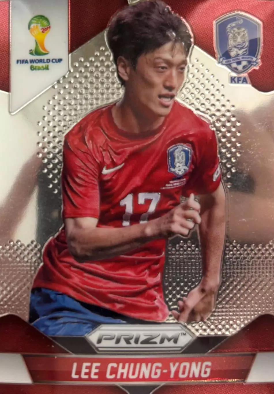 Футбол. Карточка Lee Chung-Yong/Ли Чхон-Ен Республика Корея Чемпионат Мира 2014