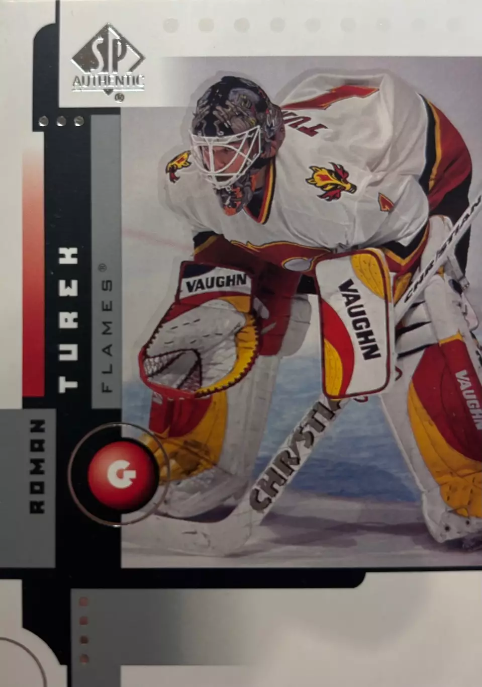 Хоккей. Карточка Roman Turek-Роман Турек Calgary Flames - Калгари Флэймз НХЛ/NHL