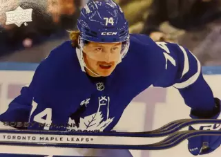 Хоккей. Карточка Bobby McMann-Бобби Макманн Toronto Maple Leafs-Торонто НХЛ/NHL