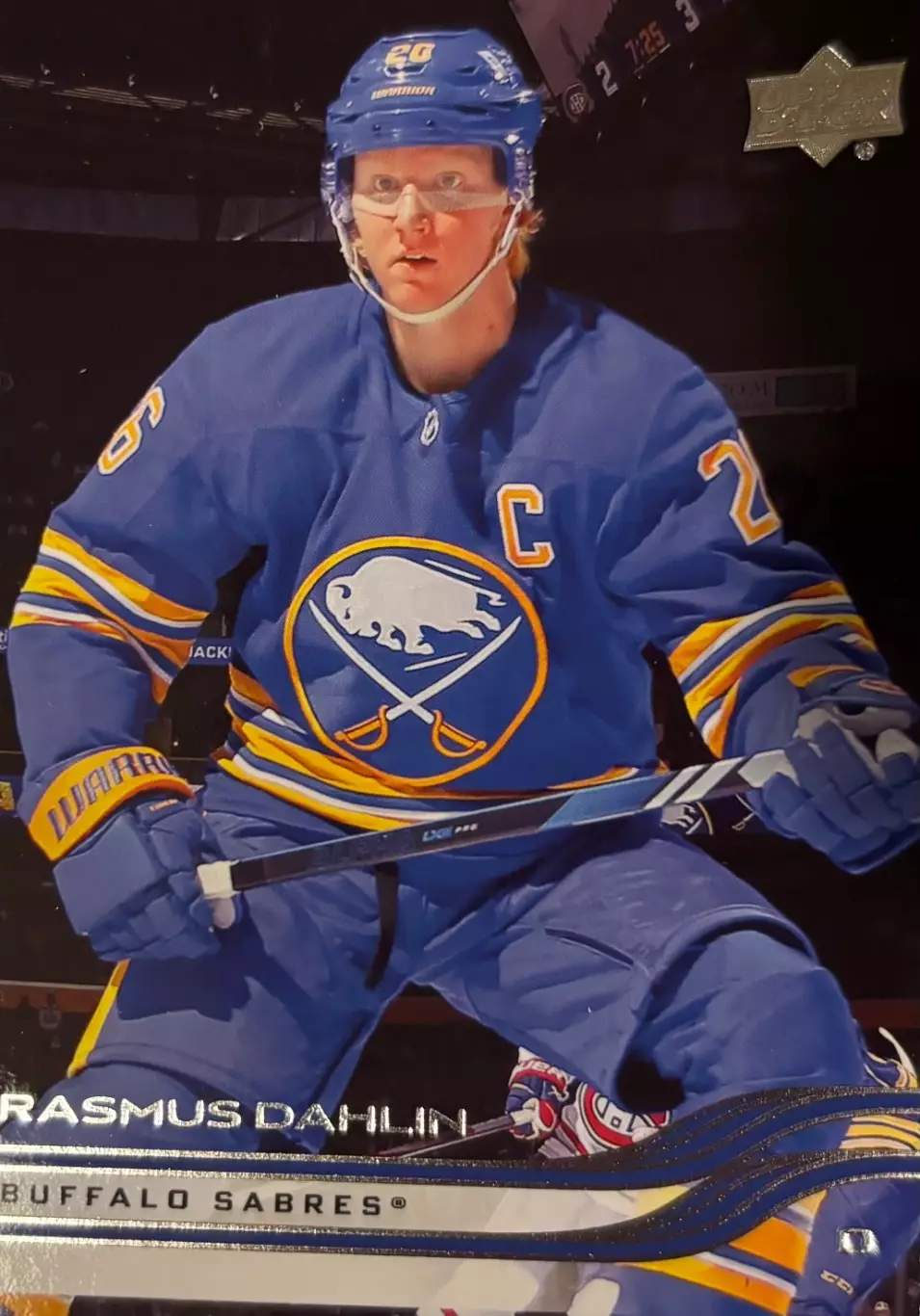Хоккей. Карточка Rasmus Dahlin - Расмус Далин Buffalo Sabres-Баффало НХЛ-NHL