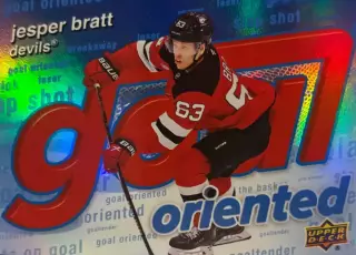 Хоккей. Карточка Jesper Bratt-Йеспер Братт New Jersey Devils/Нью-Джерси НХЛ/NHL