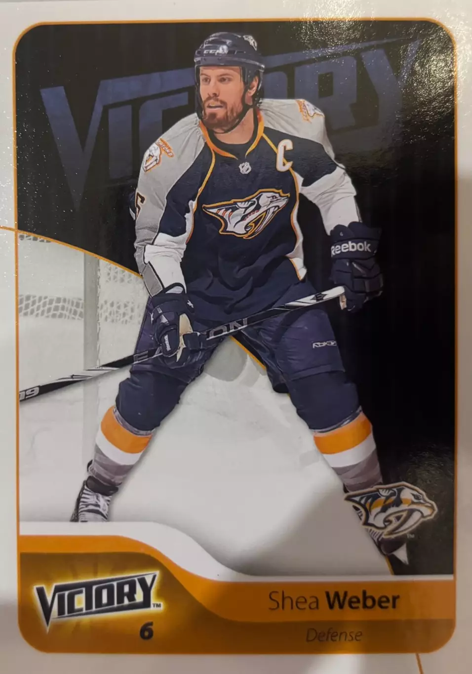 Хоккей. Карточка Shea Weber - Ши Уэбер Nashville Predators - Нэшвилл НХЛ/NHL
