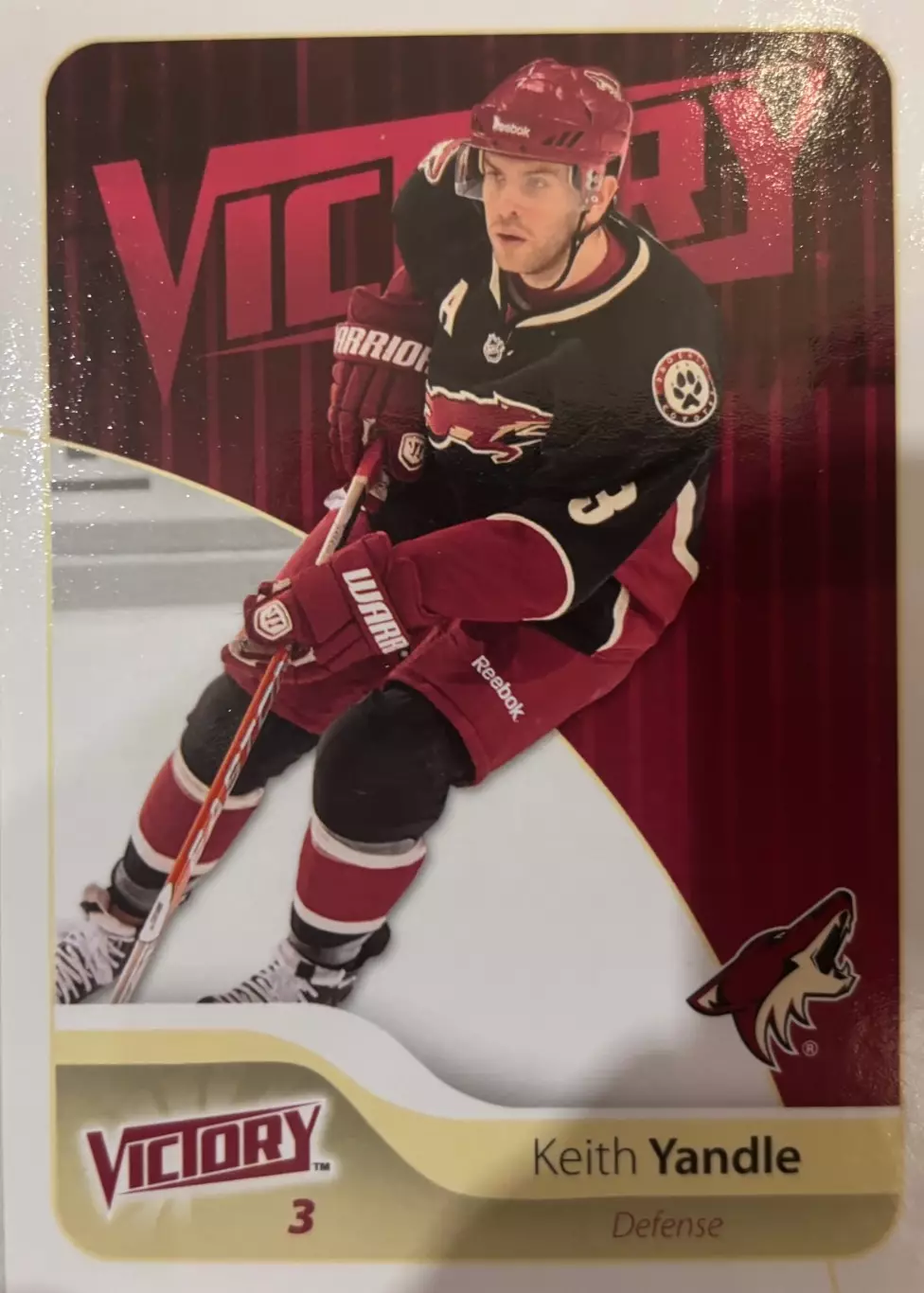 Хоккей Карточка Keith Yandle - Кит Яндл Phoenix Coyotes - Финикс Койотис НХЛ/NHL