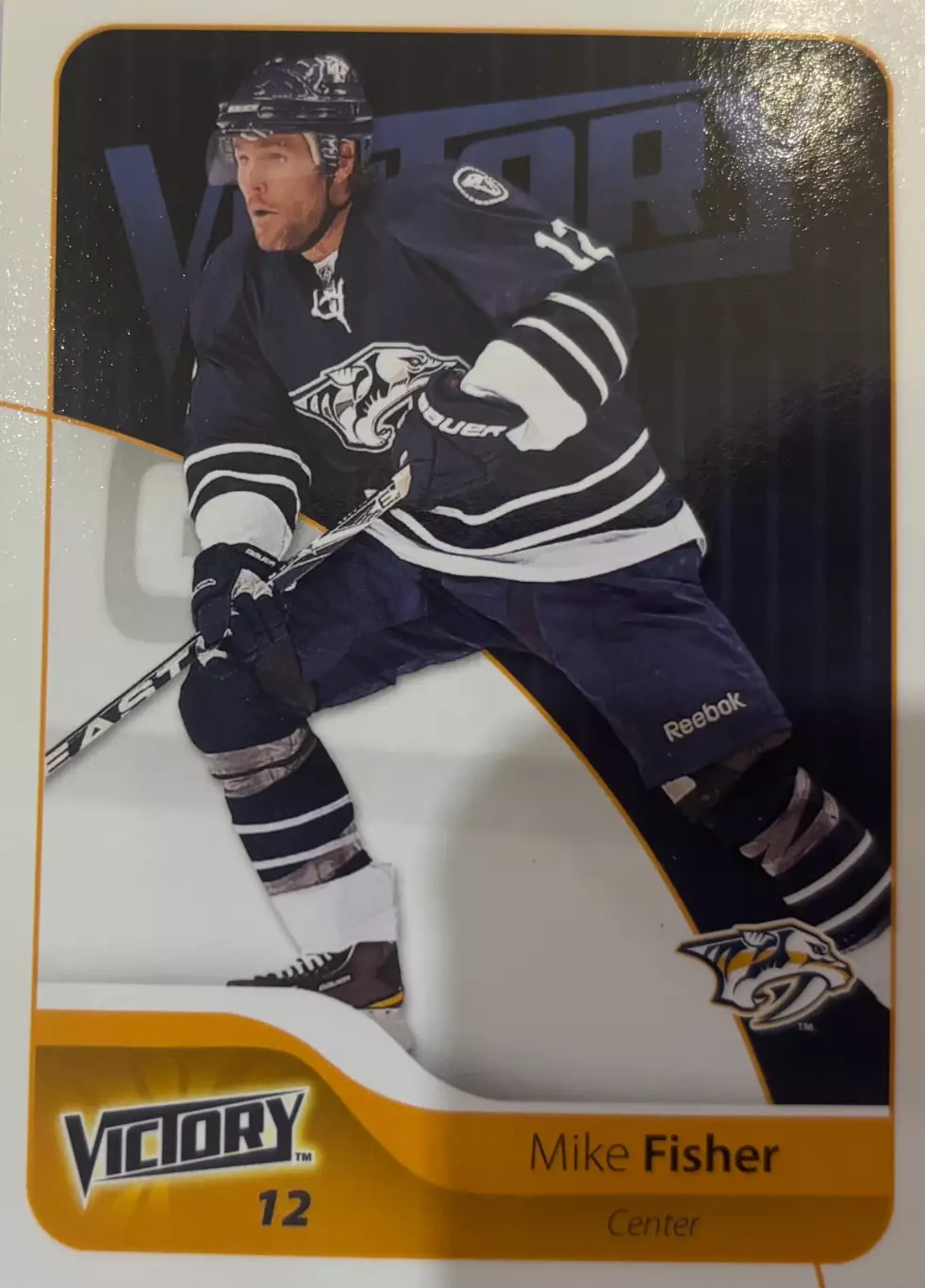 Хоккей. Карточка Mike Fisher - Майк Фишер Nashville Predators - Нэшвилл НХЛ/NHL