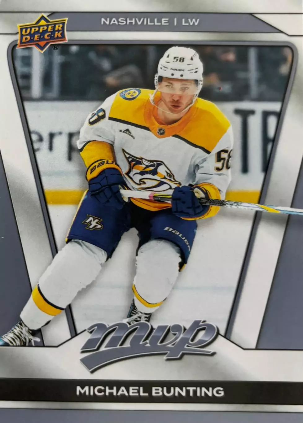 Карточка Michael Bunting - Майкл Бантинг Nashville Predators - Нэшвилл НХЛ/NHL