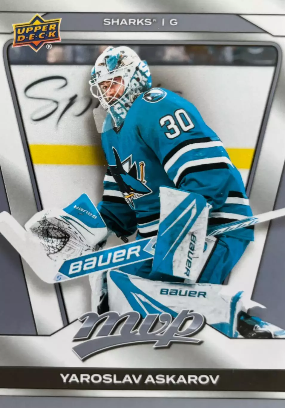 Хоккей Карточка Ярослав Аскаров San Jose Sharks/Сан-Хосе Шаркс, СКА NHL/НХЛ/КХЛ