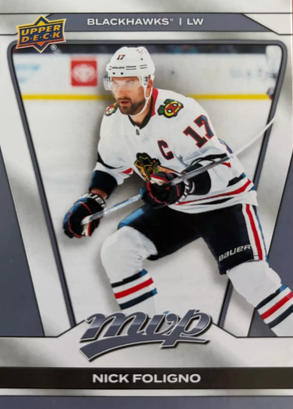 Хоккей. Карточка Nick Foligno - Ник Фолиньо Chicago Blackhawks - Чикаго НХЛ/NHL