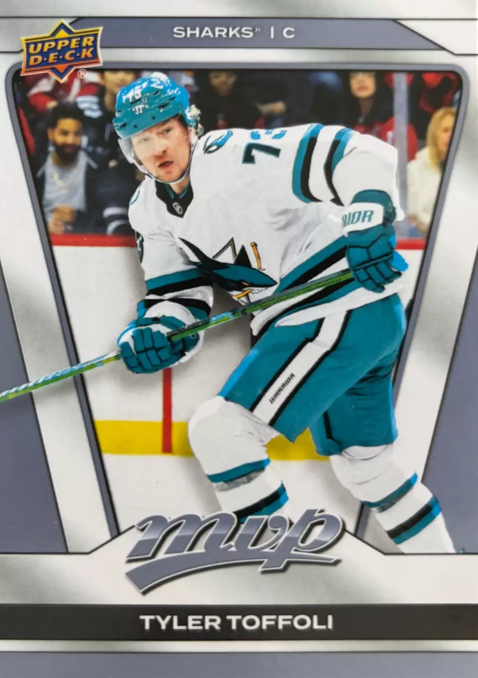 Карточка Tyler Toffoli - Тайлер Тоффоли San Jose Sharks/Сан-Хосе Шаркс НХЛ/NHL