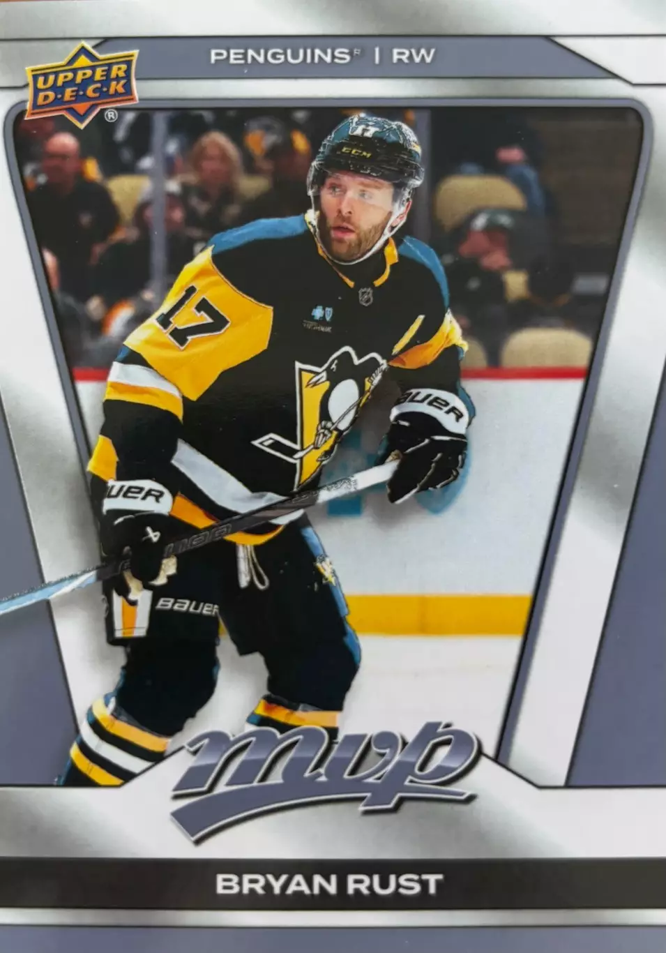 Хоккей. Карточка Bryan Rust - Брайан Раст Pittsburgh Penguins-Питтсбург НХЛ/NHL