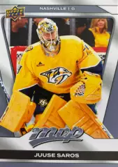 Хоккей. Карточка Juuse Saros-Юусе Сарос Nashville Predators - Нэшвилл НХЛ NHL
