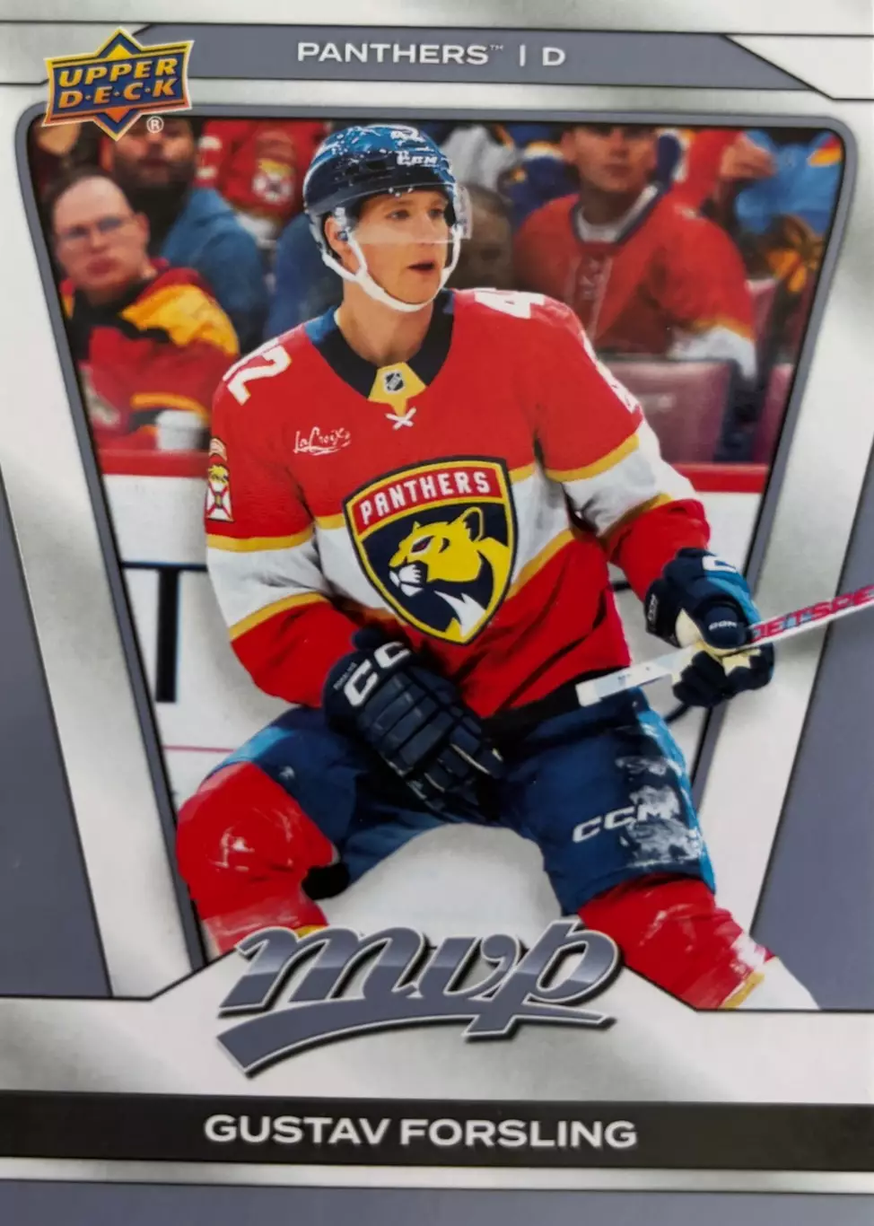 Хоккей Карточка Gustav Forsling-Густав Форслинг Florida Panthers-Флорида НХЛ/NHL