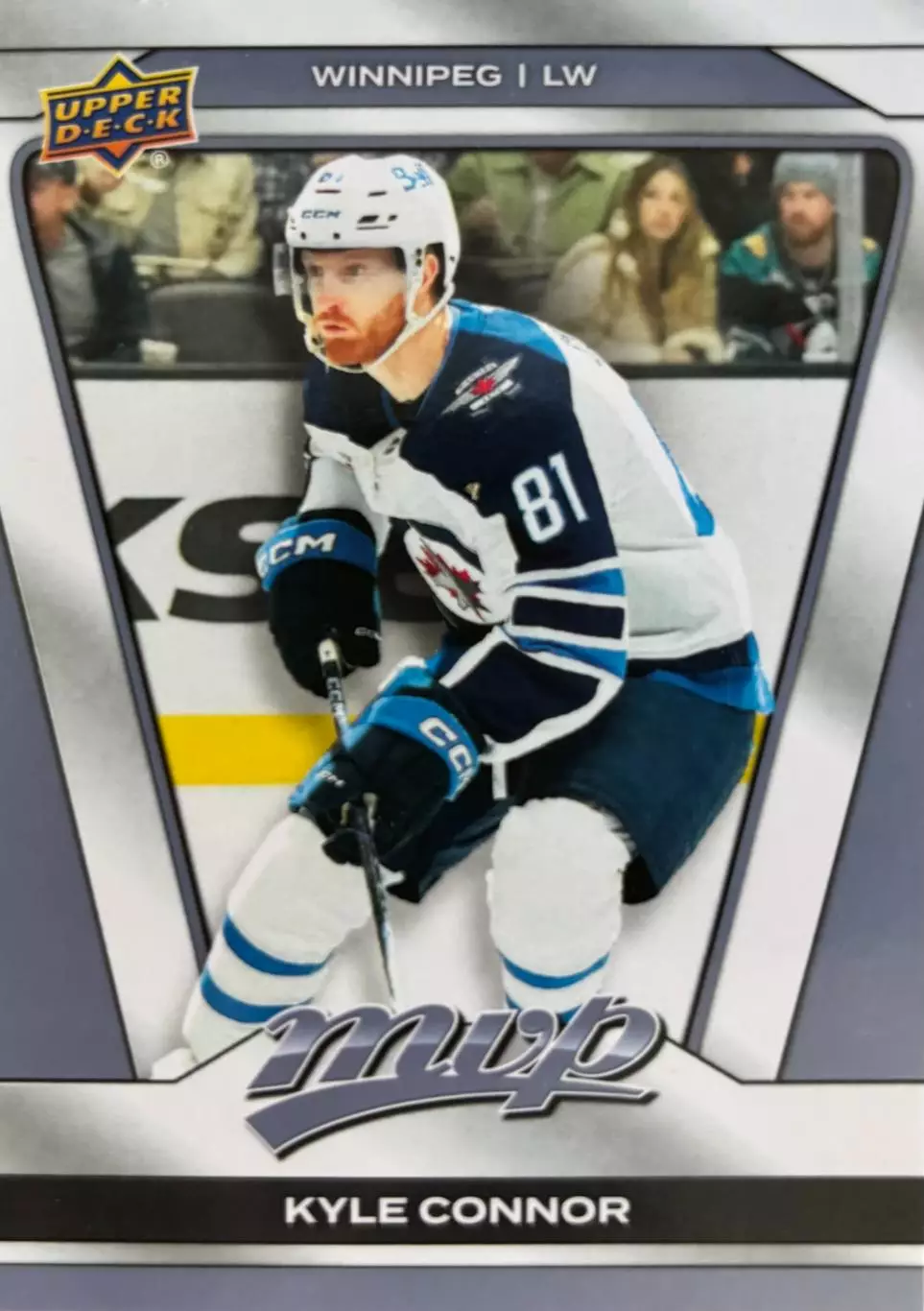 Хоккей. Карточка Kyle Connor/Кайл Коннор Winnipeg Jets/Виннипег Джетс НХЛ NHL