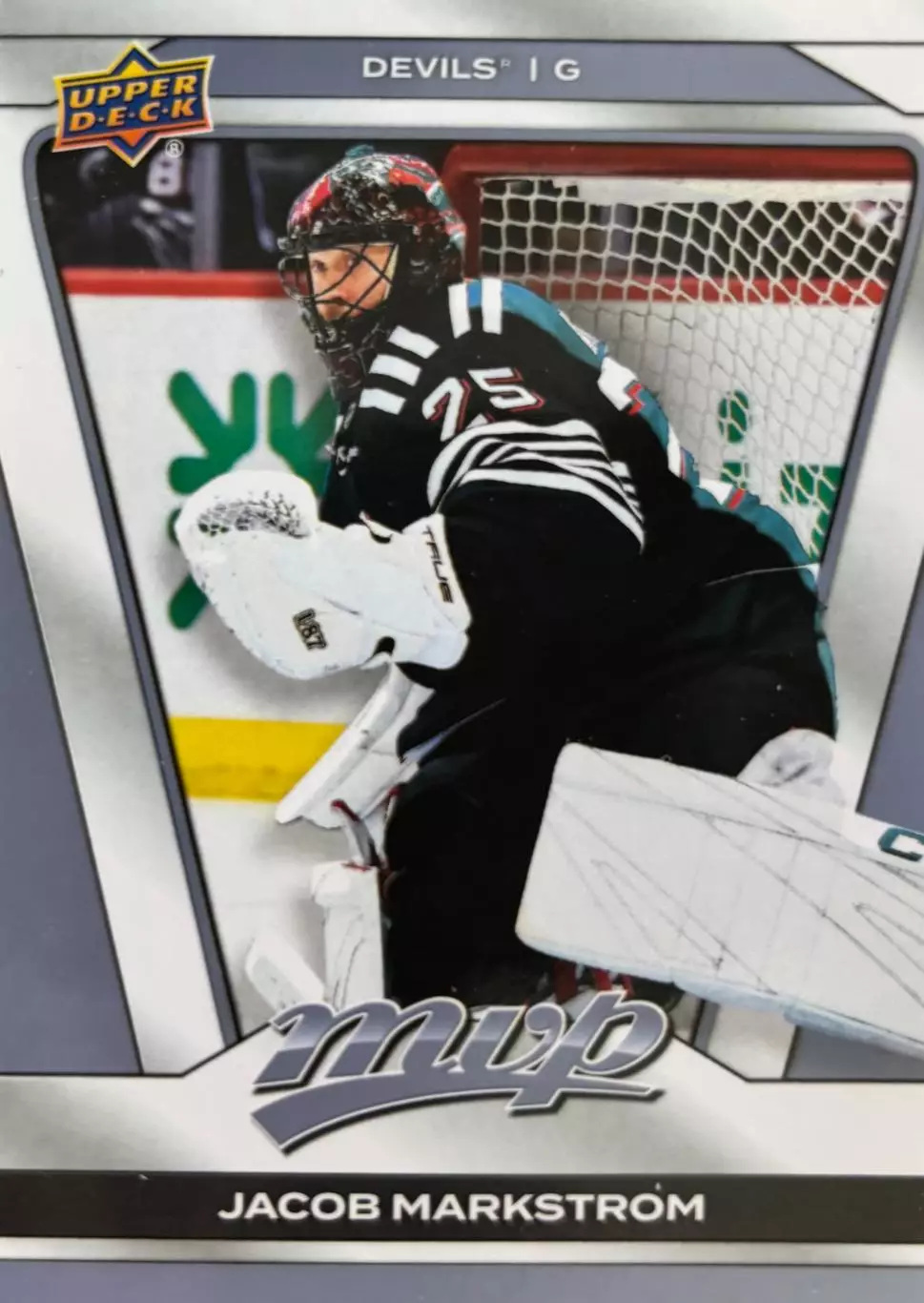 Хоккей. Карточка Jacob Markstrom - Якоб Маркстрем Calgary Flames-Калгари НХЛ-NHL