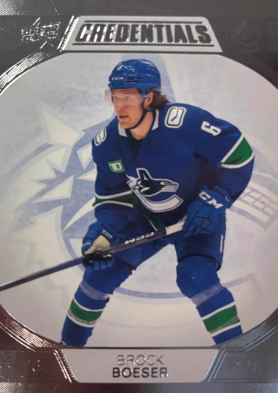 Хоккей. Карточка Brock Boeser - Брок Бесер Vancouver Canucks - Ванкувер НХЛ-NHL