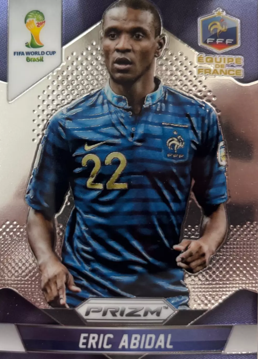 Футбол. Карточка Eric Abidal/Эрик Абидаль Франция Чемпионат Мира 2014 Panini