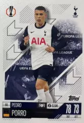 Футбол. Карточка Педро Порро Тоттенхэм Хотспур, Жирона Лига Европы 2024-25 TOPPS