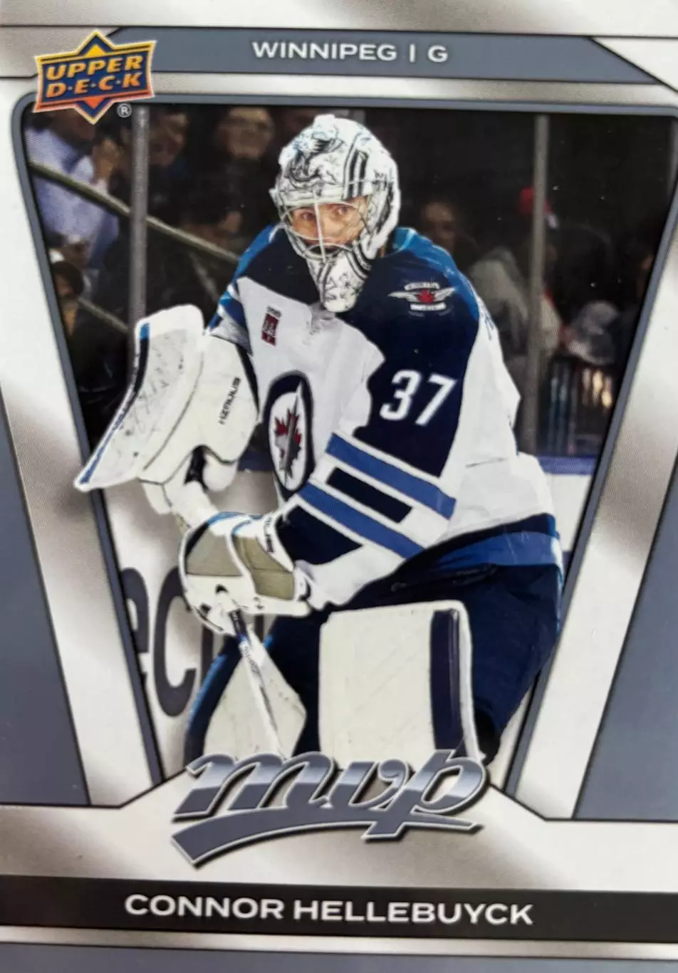 Карточка Connor Hellebuyck/Коннор Хеллебак Winnipeg Jets-Виннипег Джетс НХЛ-NHL