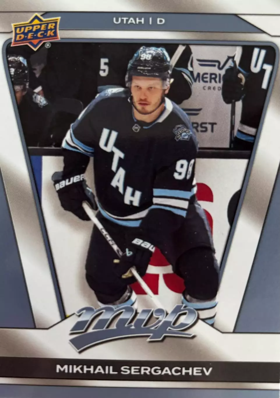 Хоккей. Карточка Михаил Сергачев Utah Mammoth/Юта Маммот НХЛ/NHL 2025/26