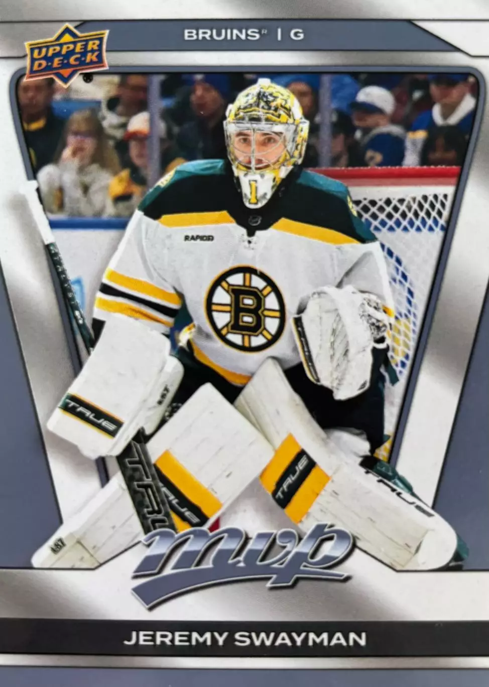 Хоккей Карточка Jeremy Swayman - Джереми Свэйман Boston Bruins - Бостон НХЛ-NHL