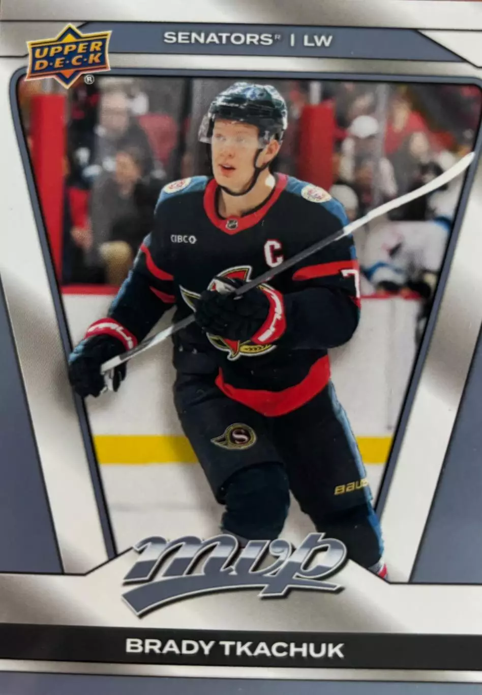 Хоккей. Карточка Brady Tkachuk-Брэди Ткачук Ottawa Senators - Оттава НХЛ/NHL
