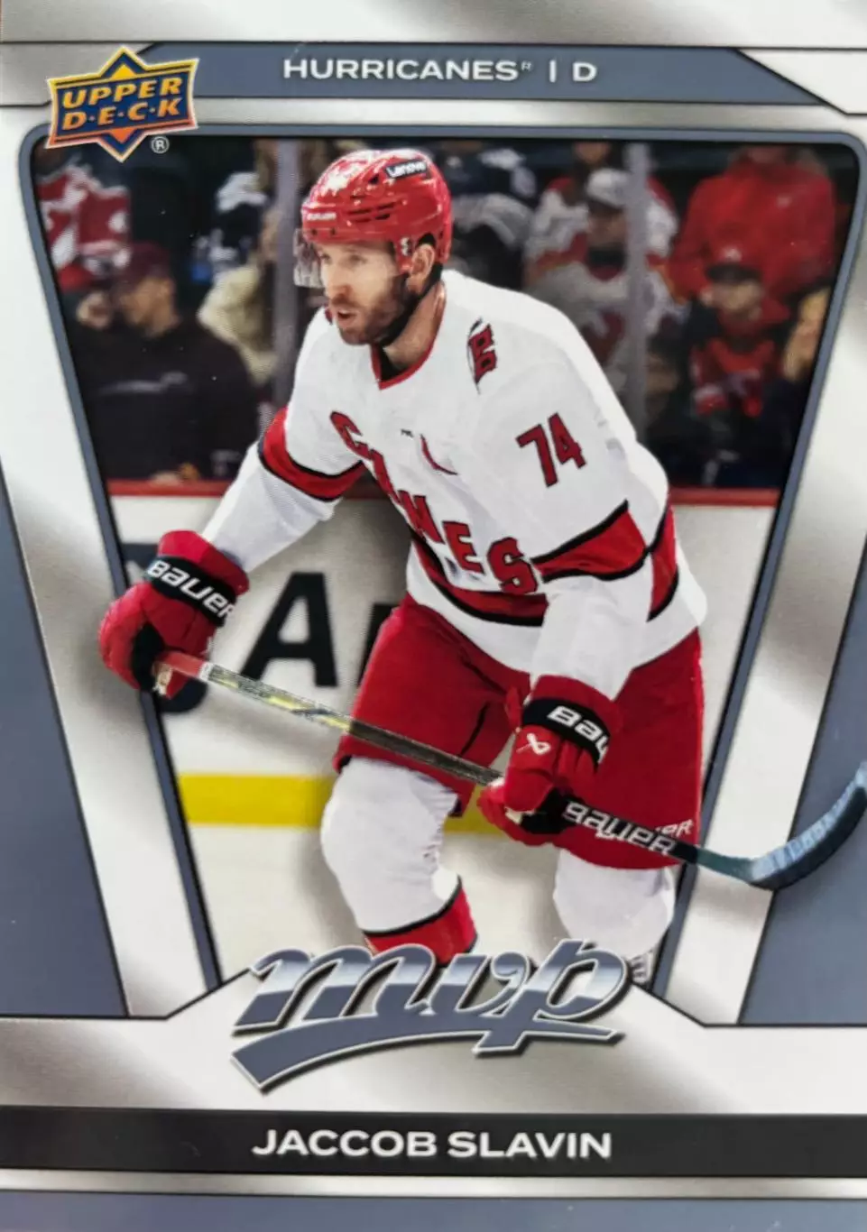 Карточка Jaccob Slavin - Джейккоб Слэвин Carolina Hurricanes - Каролина НХЛ/NHL
