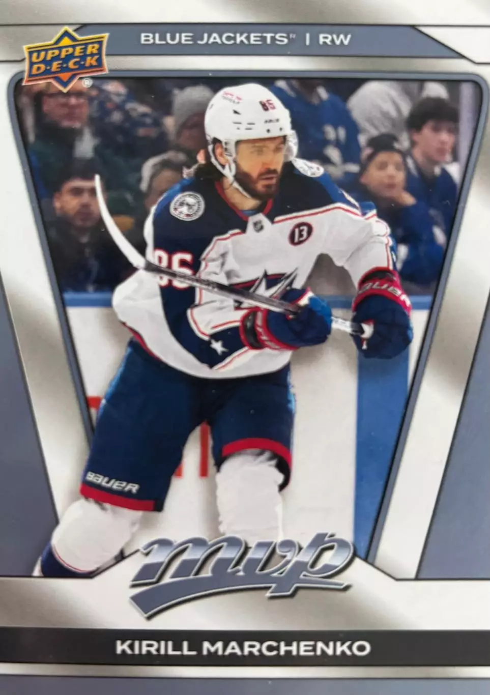 Карточка Кирилл Марченко Columbus Blue Jackets/Коламбус, СКА, Сочи НХЛ/NHL/КХЛ