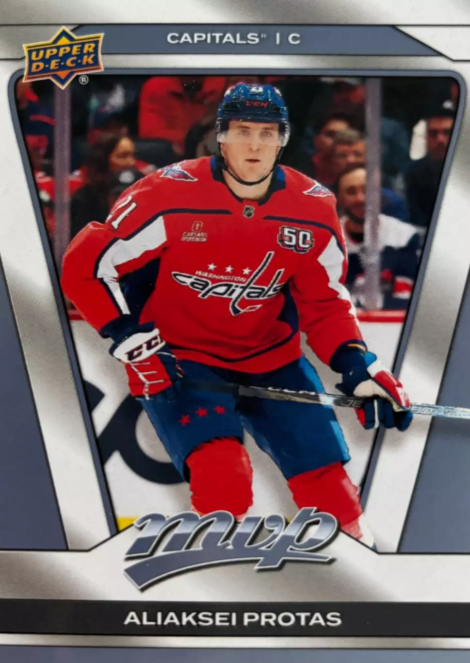 Карточка Алексей Протас Washington Capitals/Вашингтон, Динамо Минск НХЛ/NHL/КХЛ