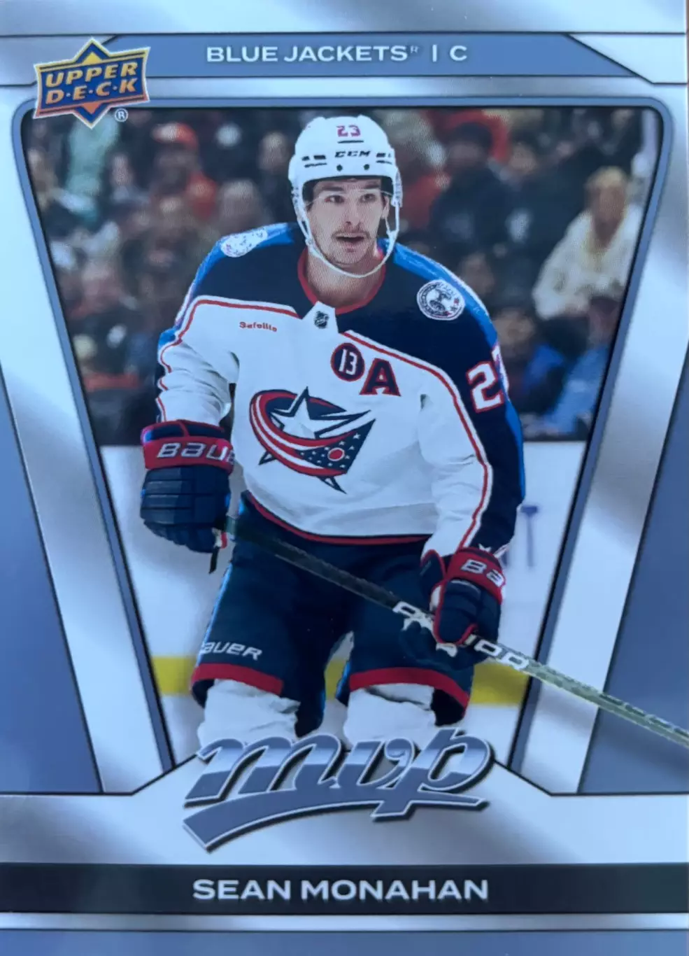 Хоккей. Карточка Sean Monahan-Шон Монахан Columbus Blue Jackets-Коламбус НХЛ/NHL