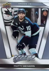 Хоккей. Карточка Matty Beniers-Мэтти Бенирс Seattle Kraken-Сиэтл Кракен НХЛ-NHL