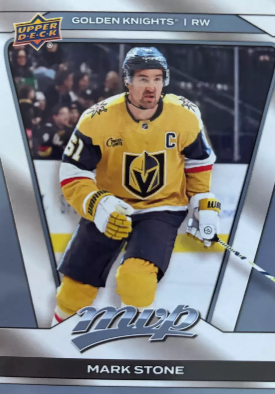 Хоккей. Карточка Mark Stone - Марк Стоун Vegas Golden Knights / Вегас НХЛ/NHL